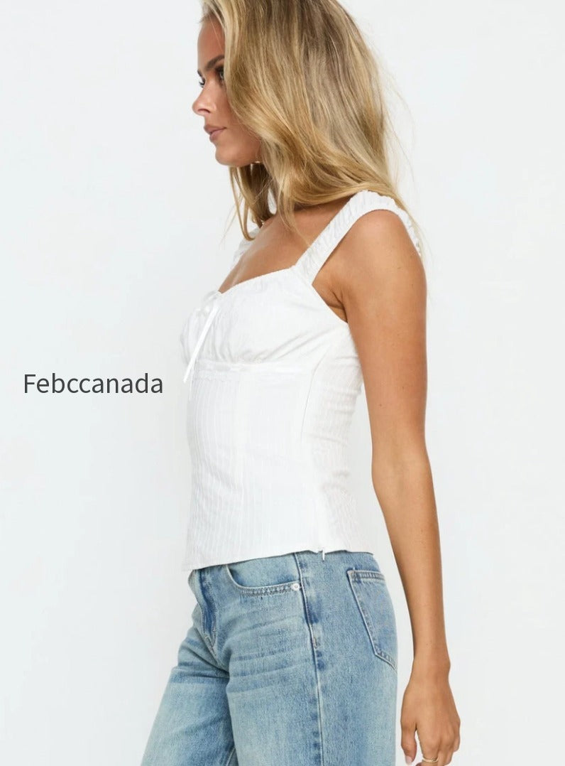 garconne-textured-top-white