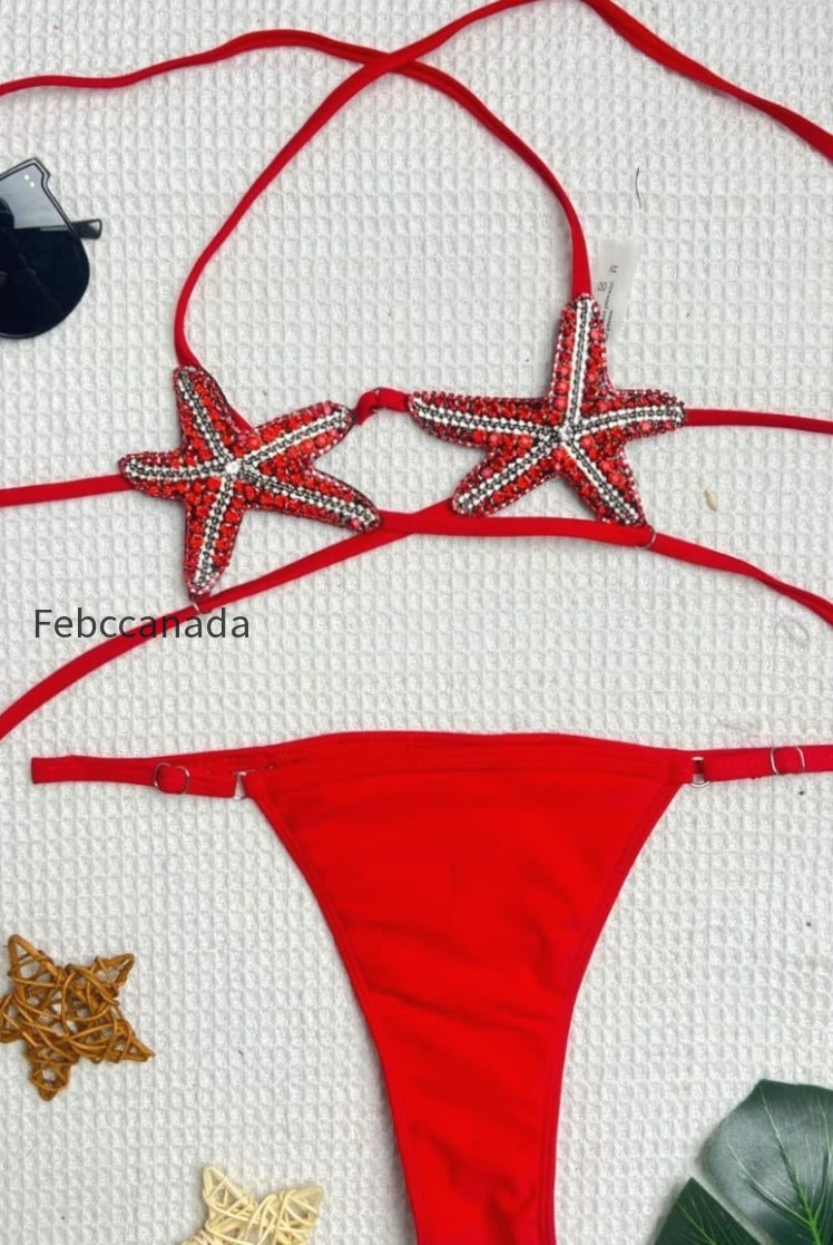 starfish-rhinestone-sexy-bikini-set