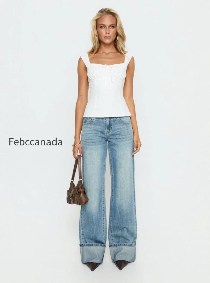 garconne-textured-top-white